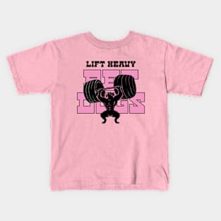 LIFT HEAVY PET DOGS Kids T-Shirt